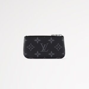 Louis Vuitton Cles Key Pouch Monogram Eclipse and Monogram Eclipse Reverse